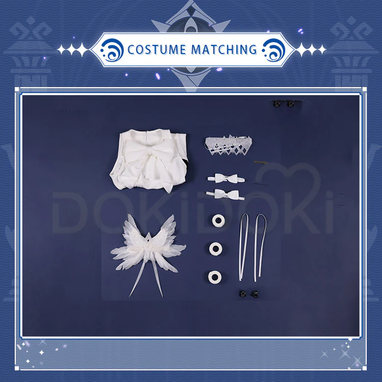 【Ready For Ship】DokiDoki-SR Game Genshin Impact Fatui Harbinger Cosplay Columbina Cosplay Costume - Image 8