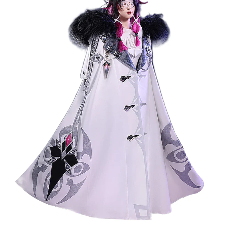 【Ready For Ship】DokiDoki-SR Game Genshin Impact Fatui Harbinger Cosplay Columbina Cosplay Costume - Image 9