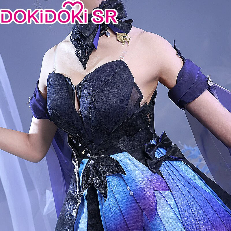 【Partially Ready For Ship】DokiDoki-SR Game Genshin Impact Keqing Cosplay Costume Opulent Splendor Ke Qing - Image 2
