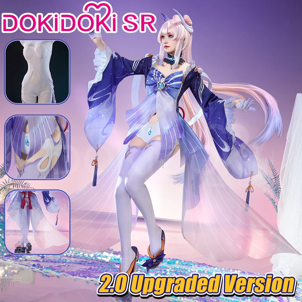 【Ready For Ship】【Last Batch】DokiDoki-SR Game Genshin Impact Sangonomiya Kokomi  Cosplay Costume Women