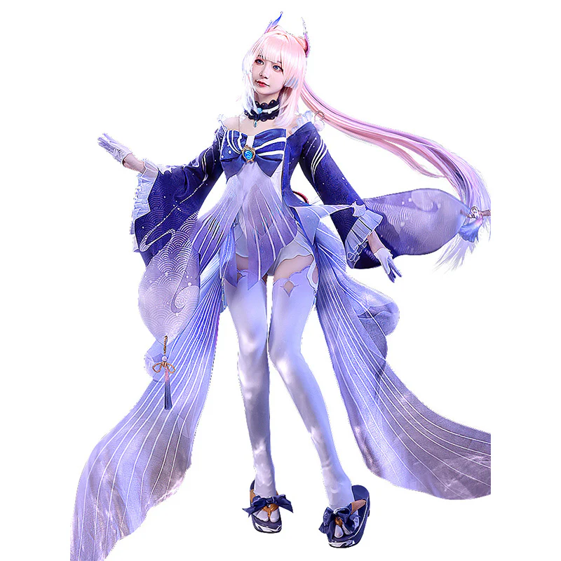 【Ready For Ship】【Last Batch】DokiDoki-SR Game Genshin Impact Sangonomiya Kokomi  Cosplay Costume Women - Image 12