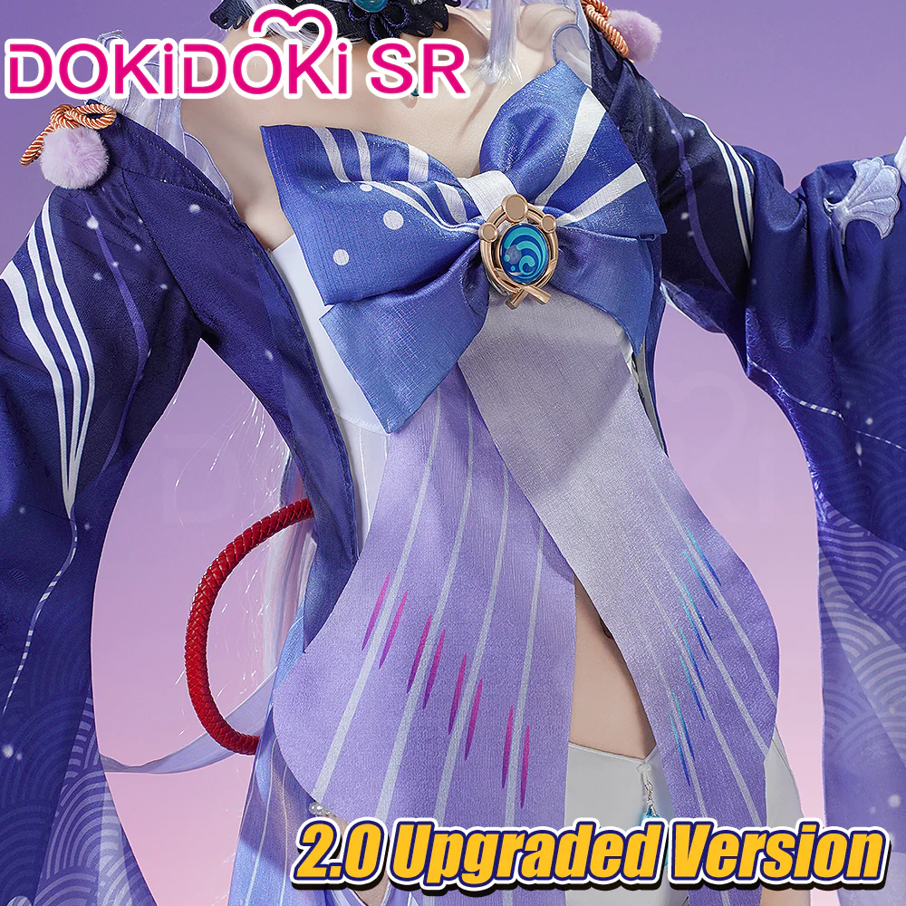 【Ready For Ship】【Last Batch】DokiDoki-SR Game Genshin Impact Sangonomiya Kokomi  Cosplay Costume Women - Image 2