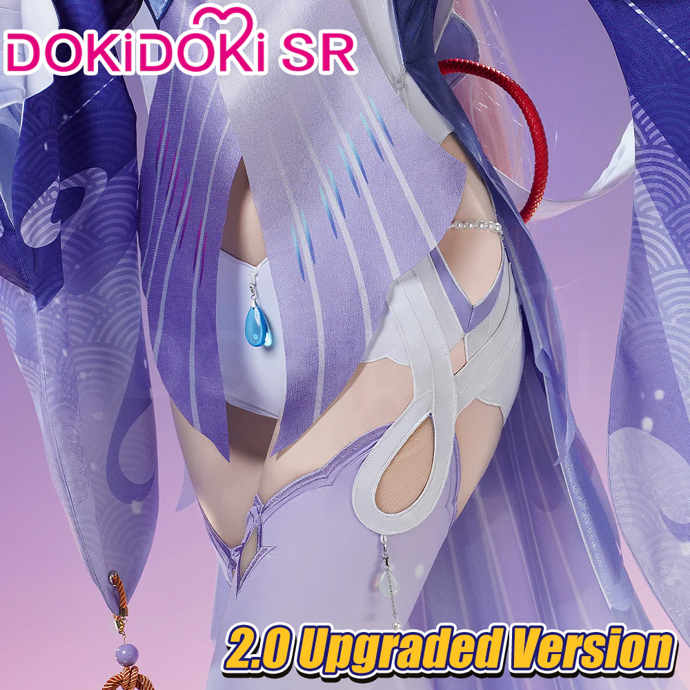 【Ready For Ship】【Last Batch】DokiDoki-SR Game Genshin Impact Sangonomiya Kokomi  Cosplay Costume Women - Image 4