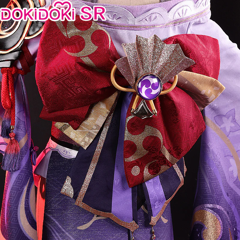 【Partially Ready For Ship】【Size S-2XL】DokiDoki-SR Game Genshin Impact  Raiden Shogun  Cosplay Costume Baal / Shoes - Image 4