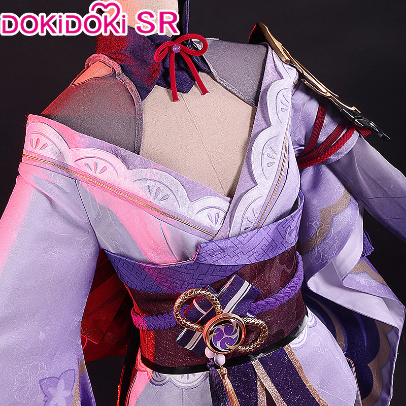 【Partially Ready For Ship】【Size S-2XL】DokiDoki-SR Game Genshin Impact  Raiden Shogun  Cosplay Costume Baal / Shoes - Image 5