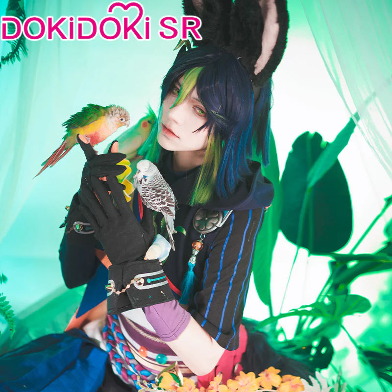 【Costume Ready For Ship】【Size S-2XL】DokiDoki-SR Game Genshin Impact Cosplay Tighnari Costume Dendro Sumeru / Shoes - Image 7