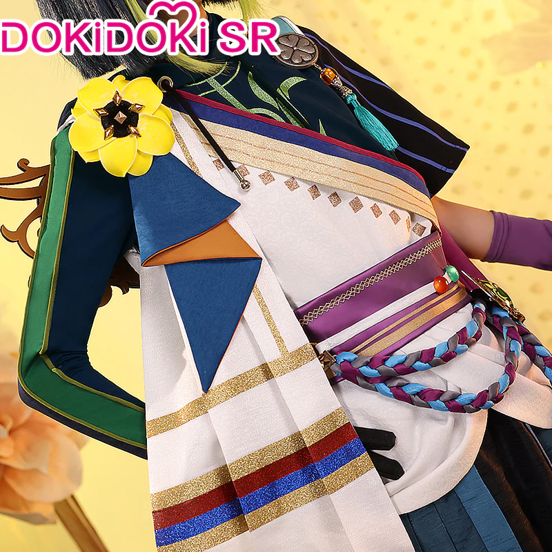 【Costume Ready For Ship】【Size S-2XL】DokiDoki-SR Game Genshin Impact Cosplay Tighnari Costume Dendro Sumeru / Shoes - Image 9