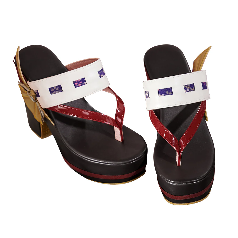 【Partially Ready For Ship】DokiDoki-SR Game Genshin Impact Yae Miko Cosplay Costume / Shoes - Image 13