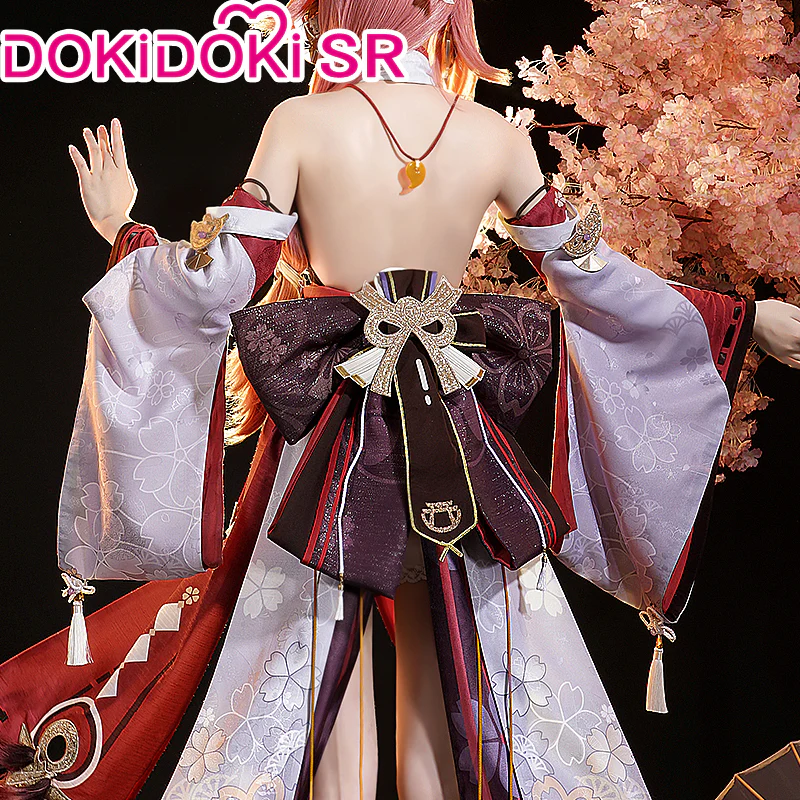 【Partially Ready For Ship】DokiDoki-SR Game Genshin Impact Yae Miko Cosplay Costume / Shoes - Image 3
