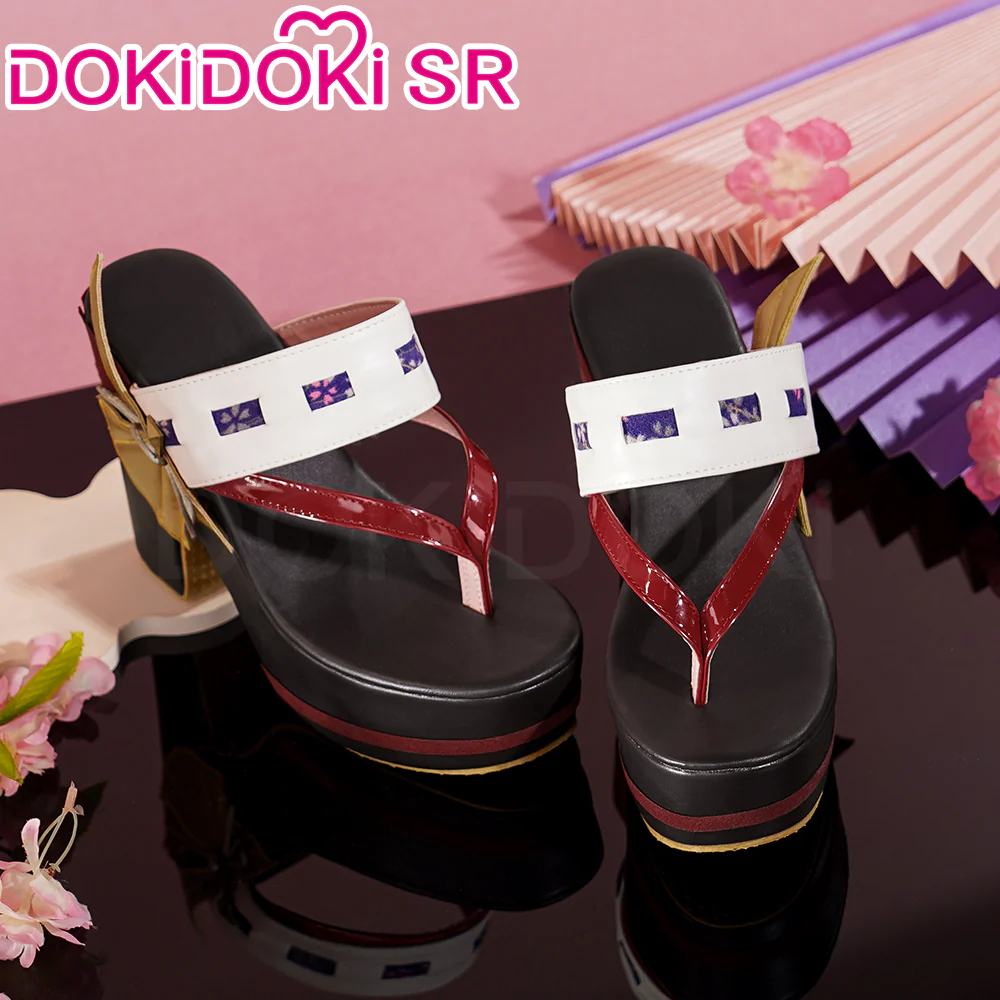 【Partially Ready For Ship】DokiDoki-SR Game Genshin Impact Yae Miko Cosplay Costume / Shoes - Image 7
