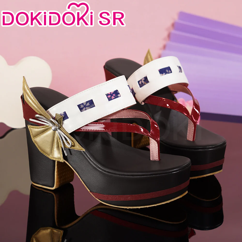 【Partially Ready For Ship】DokiDoki-SR Game Genshin Impact Yae Miko Cosplay Costume / Shoes - Image 8