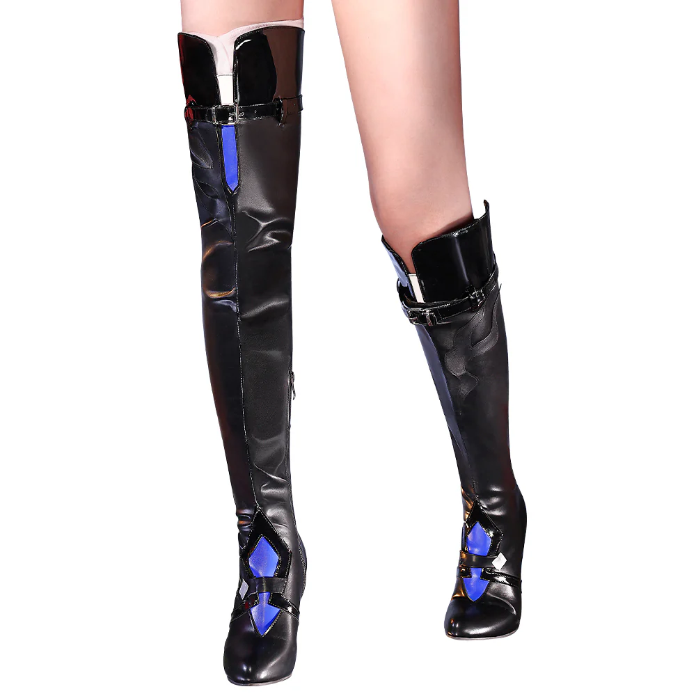 【Partially Ready For Ship】DokiDoki-SR Game Honkai: Star Rail Cosplay Acheron Shoes - Image 7