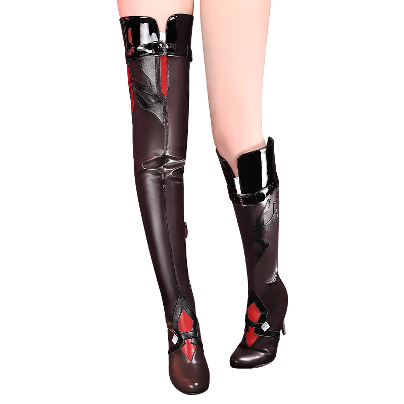 【Partially Ready For Ship】DokiDoki-SR Game Honkai: Star Rail Cosplay Acheron Shoes - Image 8