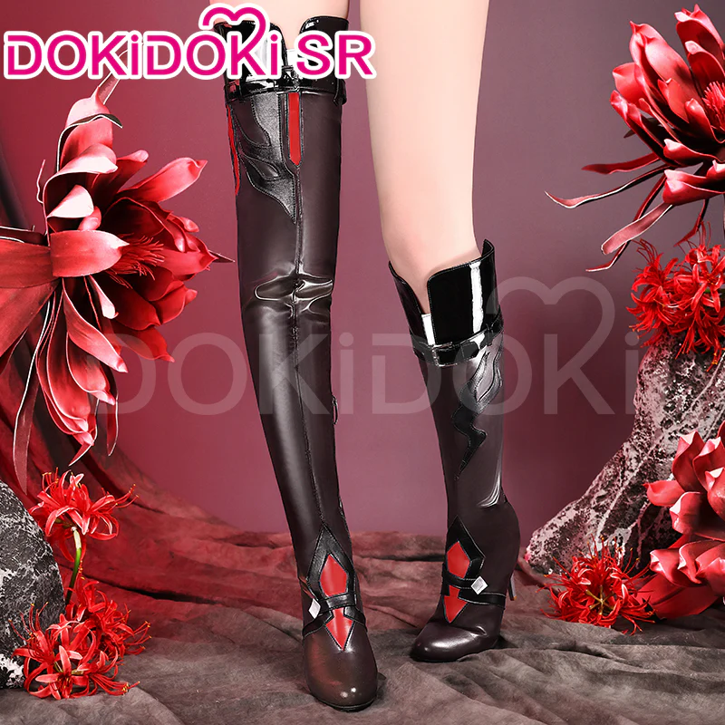 【Partially Ready For Ship】DokiDoki-SR Game Honkai: Star Rail Cosplay Acheron Shoes - Image 9