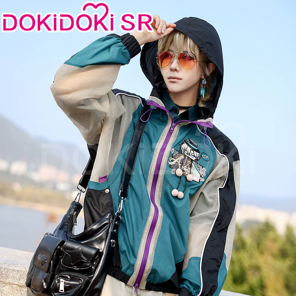 DokiDoki-SR Game Honkai: Star Rail Cosplay Costume Blade / Aventurine Doujin Casual Wear Sun Protection Clothing Summer Shajin - Image 2