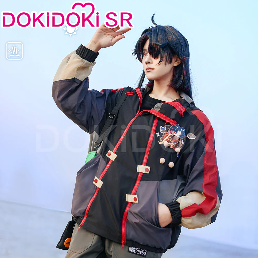 DokiDoki-SR Game Honkai: Star Rail Cosplay Costume Blade / Aventurine Doujin Casual Wear Sun Protection Clothing Summer Shajin - Image 3