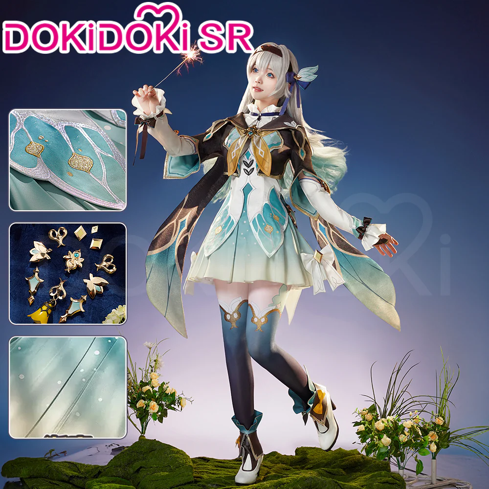 【Ready For Ship】DokiDoki-SR Game Honkai: Star Rail Cosplay Firefly Costume / Shoes