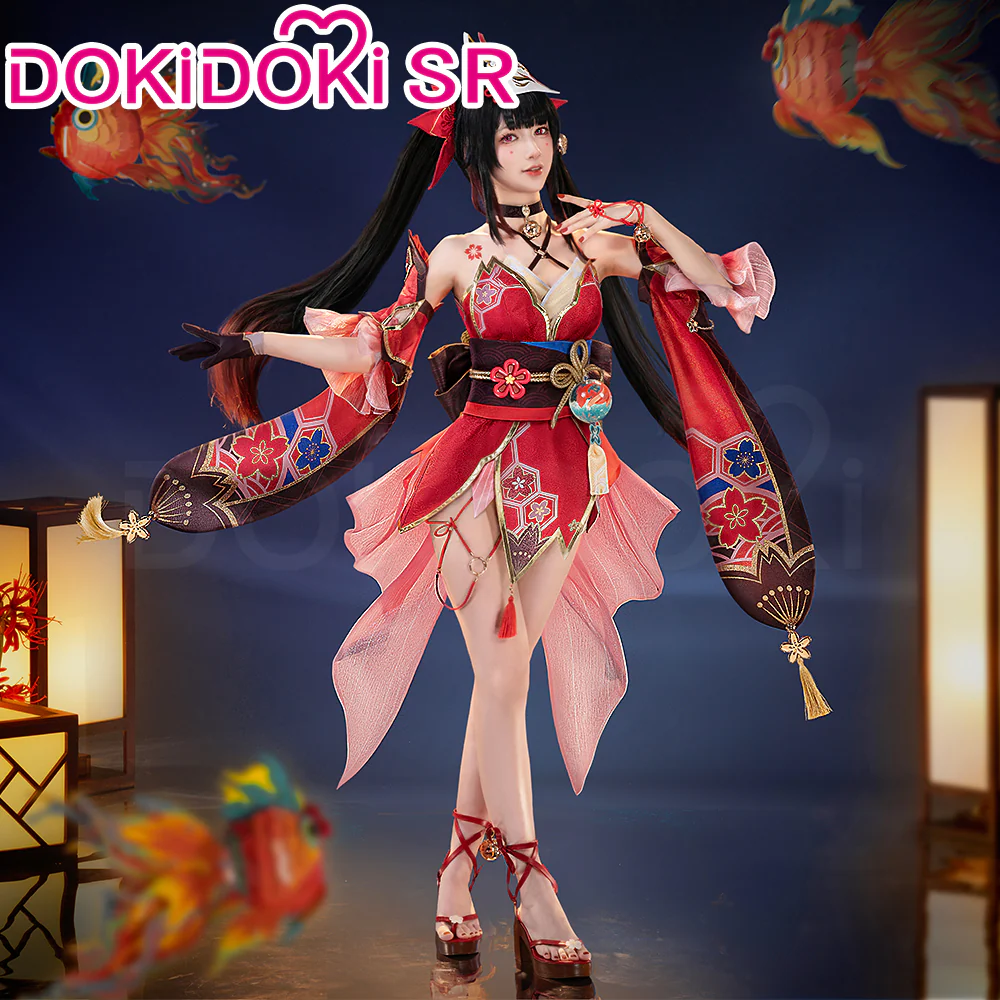 DokiDoki-SR Game Honkai: Star Rail Cosplay Hanabi Costume Miss Sparkle - Image 4