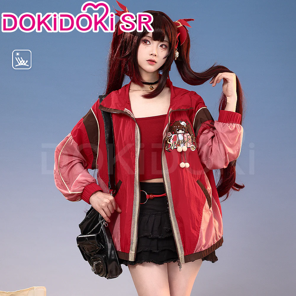DokiDoki-SR Game Honkai: Star Rail Cosplay Hanabi / Feixiao Costume Sun Protection Jacket Sparkle Doujin Casual Wear - Image 2