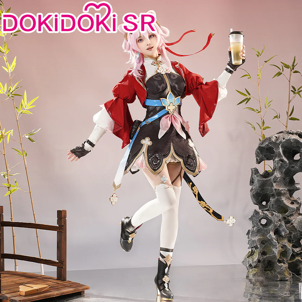 【Partially Ready For Ship】DokiDoki-SR Game Honkai: Star Rail Cosplay Imaginary Hunt March 7th Costume XianZhou SP - Image 2