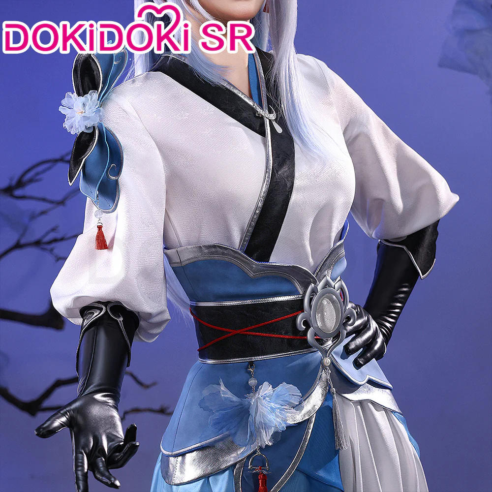 DokiDoki-SR Game Honkai: Star Rail Cosplay Jing Liu Cosplay Costume Jingliu Doujin Flower Fairy Dancing - Image 4