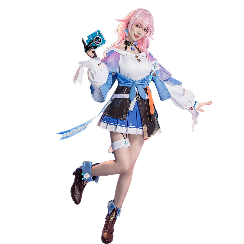DokiDoki-SR Game Honkai: Star Rail Cosplay March 7th Costume - Image 5