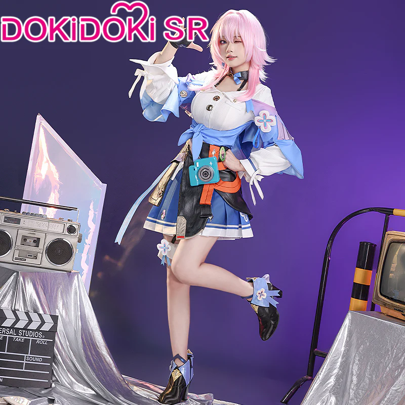 【Ready For Ship】DokiDoki-SR Game Honkai: Star Rail Cosplay March 7th Cosplay Costume / Shoes