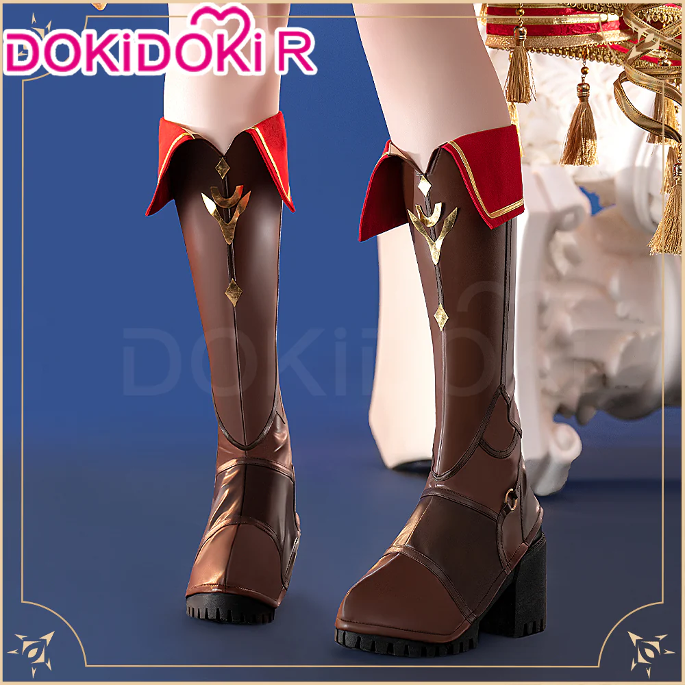 【in stock】DokiDoki-R Game Honkai Impact 3 Cosplay Raiden Mei Cosplay Costume / Boots Nocturne Ablaze - Image 5