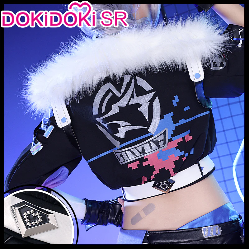 【Ready For Ship】DokiDoki-SR Game Honkai: Star Rail Cosplay Silver Wolf Costume / Shoes - Image 3