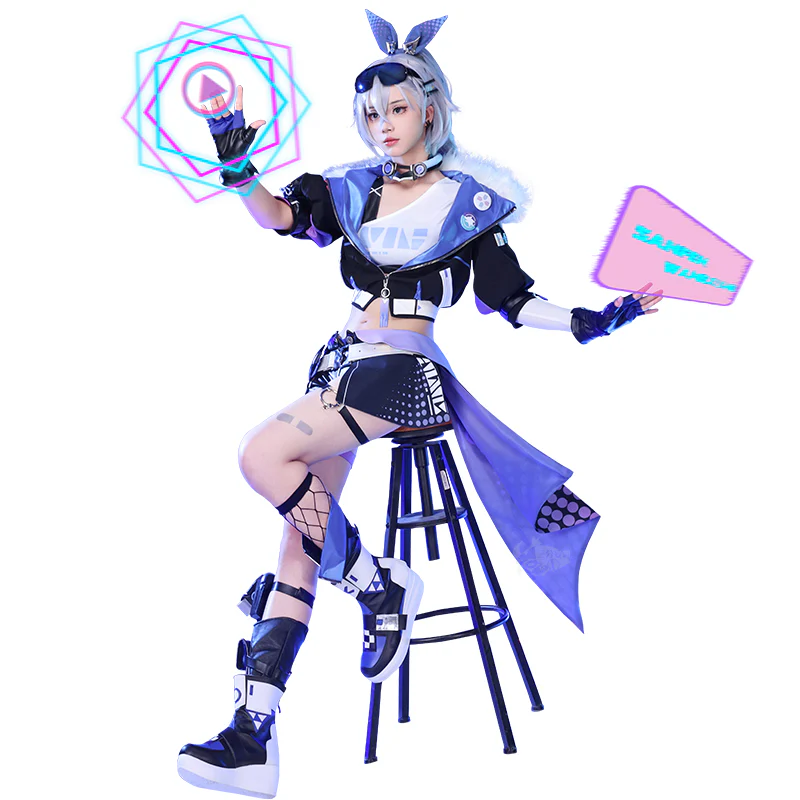 【Ready For Ship】DokiDoki-SR Game Honkai: Star Rail Cosplay Silver Wolf Costume / Shoes - Image 5