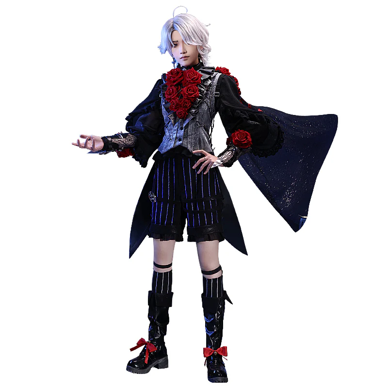 DokiDoki-SR Game Identity Ⅴ Cosplay Luminary Emil Cosplay Costume/ Wig Patient idv - Image 5