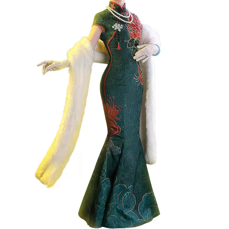 Dokidoki-SR Game Identity Ⅴ Cosplay Michiko Cosplay Costume / Wig Geisha Lady Thirteen Idv - Image 4