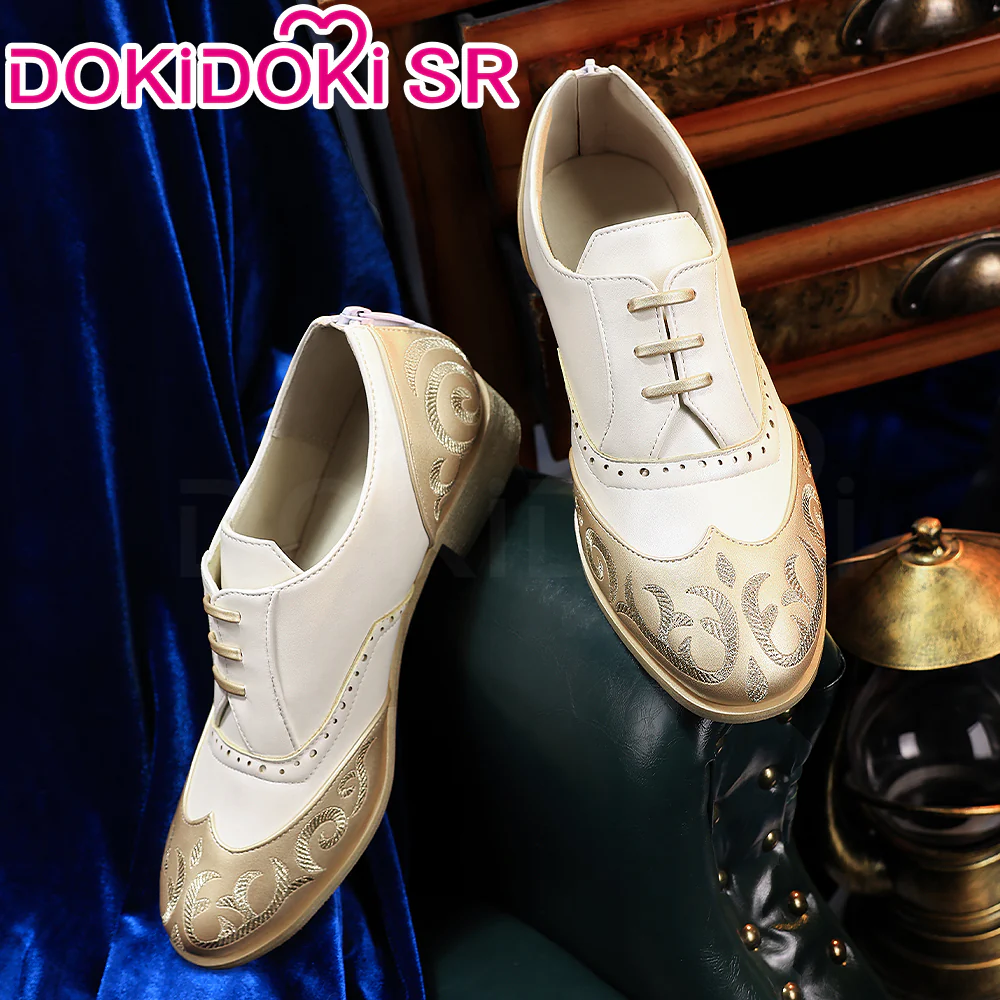【Last Batch】DokiDoki Game Identity Ⅴ Cosplay Xie Bian Shoes Qilin of the East idv White Bai Wu Chang Xiebian