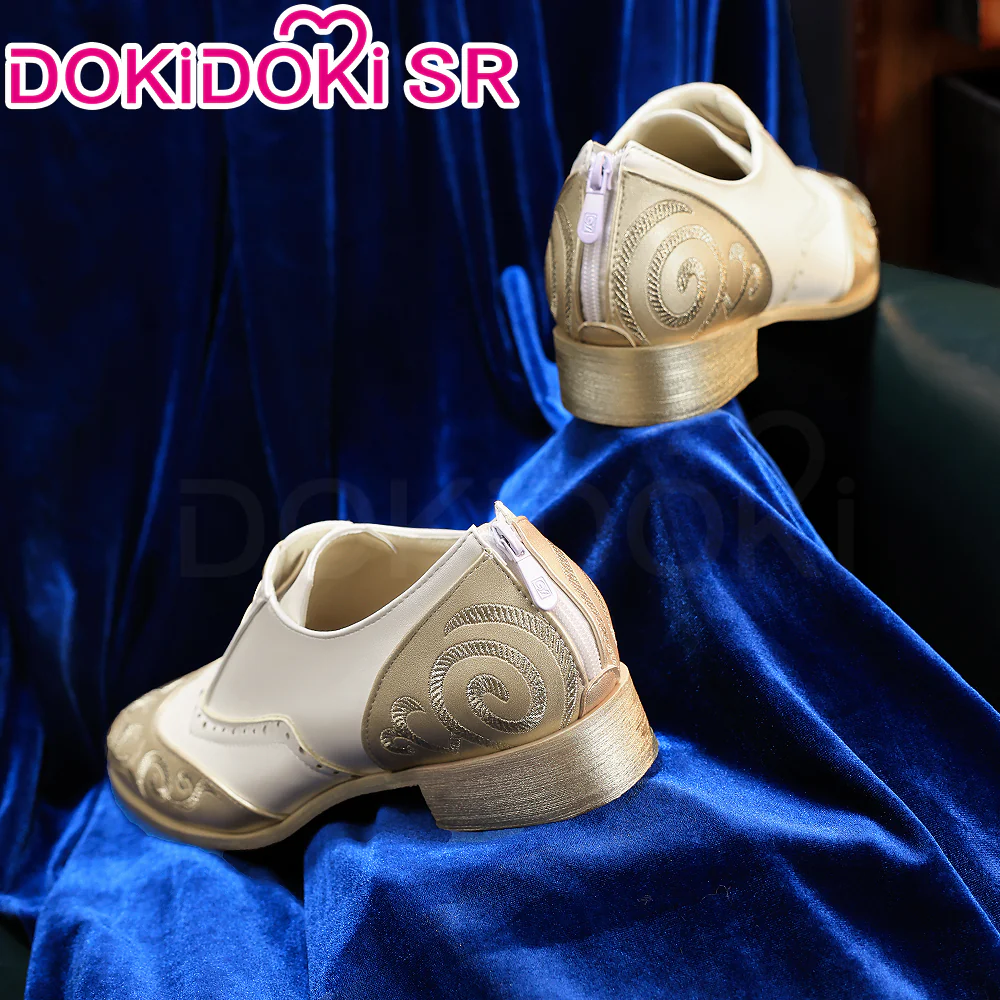 【Last Batch】DokiDoki Game Identity Ⅴ Cosplay Xie Bian Shoes Qilin of the East idv White Bai Wu Chang Xiebian - Image 3