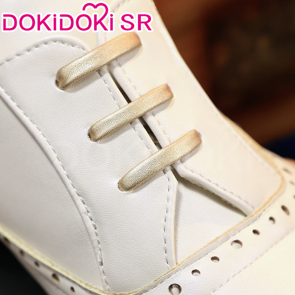 【Last Batch】DokiDoki Game Identity Ⅴ Cosplay Xie Bian Shoes Qilin of the East idv White Bai Wu Chang Xiebian - Image 4