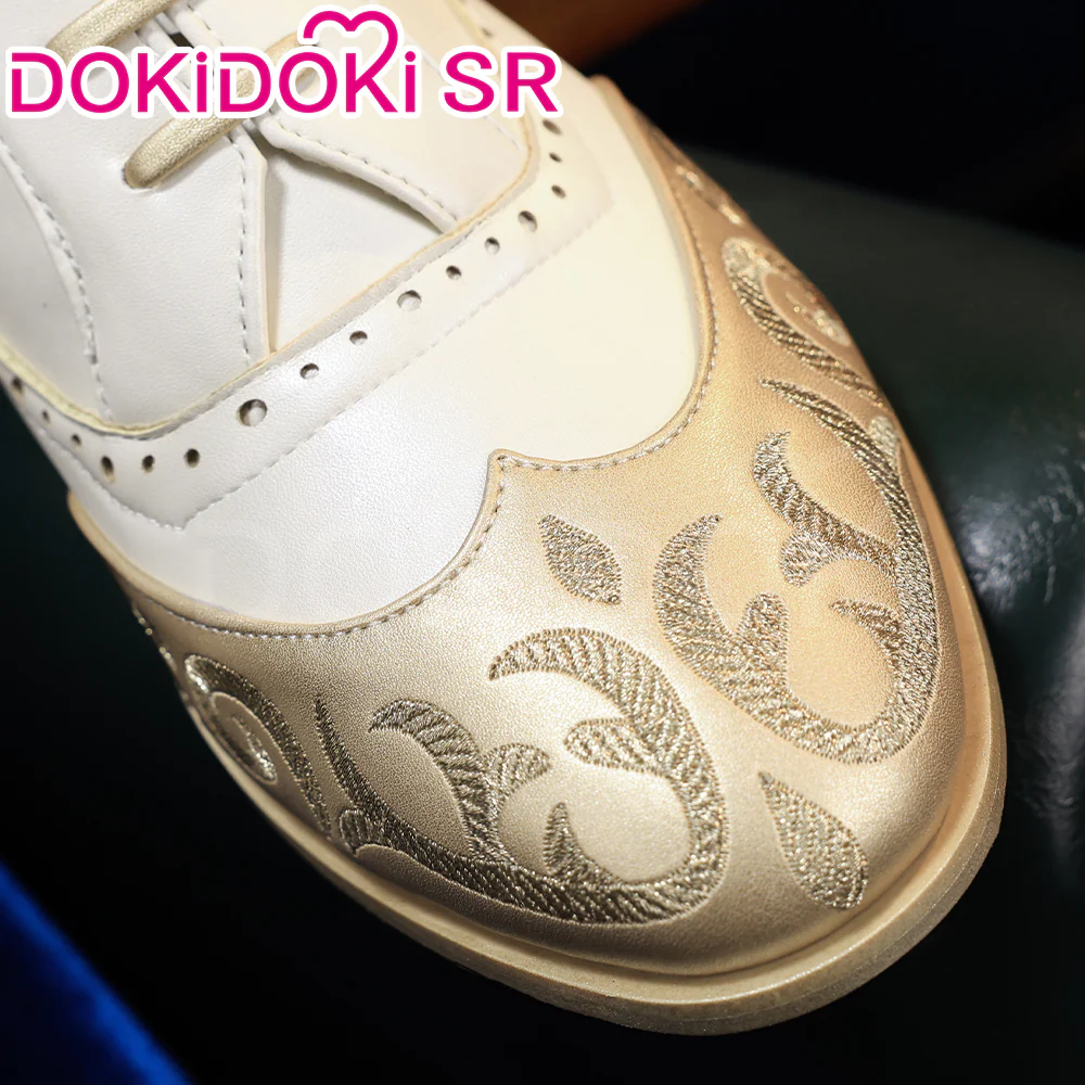 【Last Batch】DokiDoki Game Identity Ⅴ Cosplay Xie Bian Shoes Qilin of the East idv White Bai Wu Chang Xiebian - Image 5