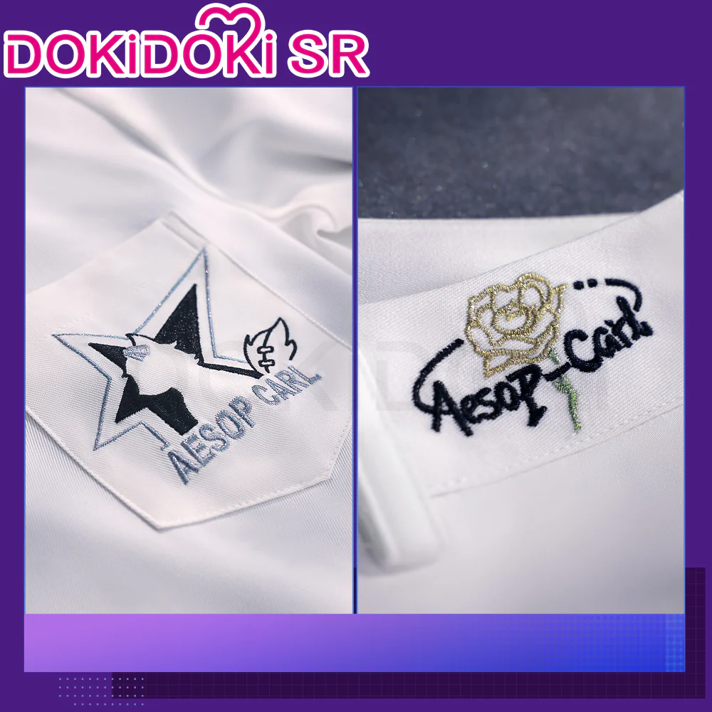 DokiDoki-SR Game Identity V Cosplay BLK.AESOP Costume Embalmer Aesop Carl - Image 3