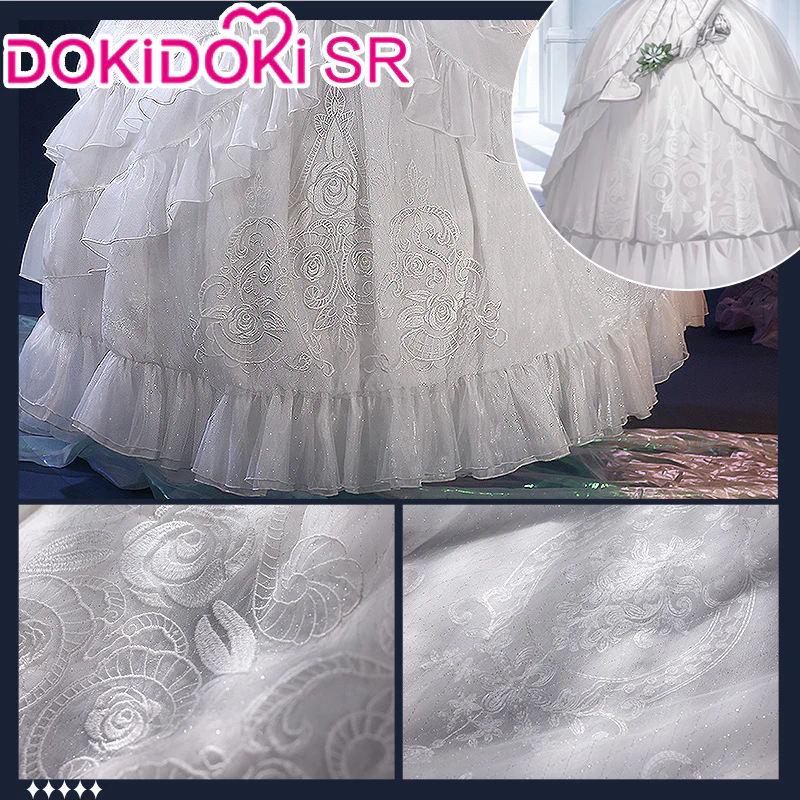DokiDoki-SR Game Identity V Cosplay Lady Bloody Queen Promised Day Costume idv - Image 3
