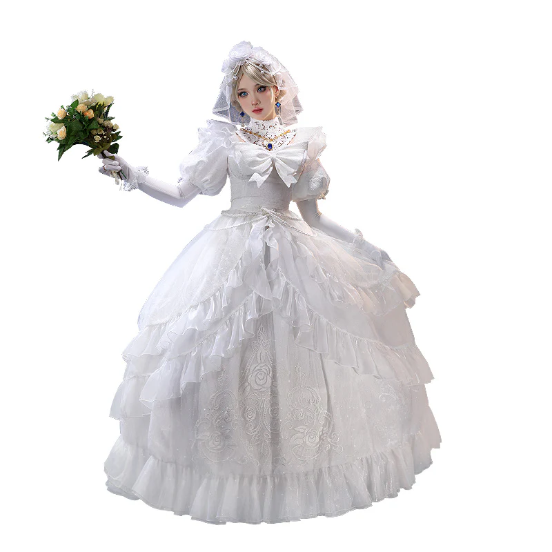 DokiDoki-SR Game Identity V Cosplay Lady Bloody Queen Promised Day Costume idv - Image 6