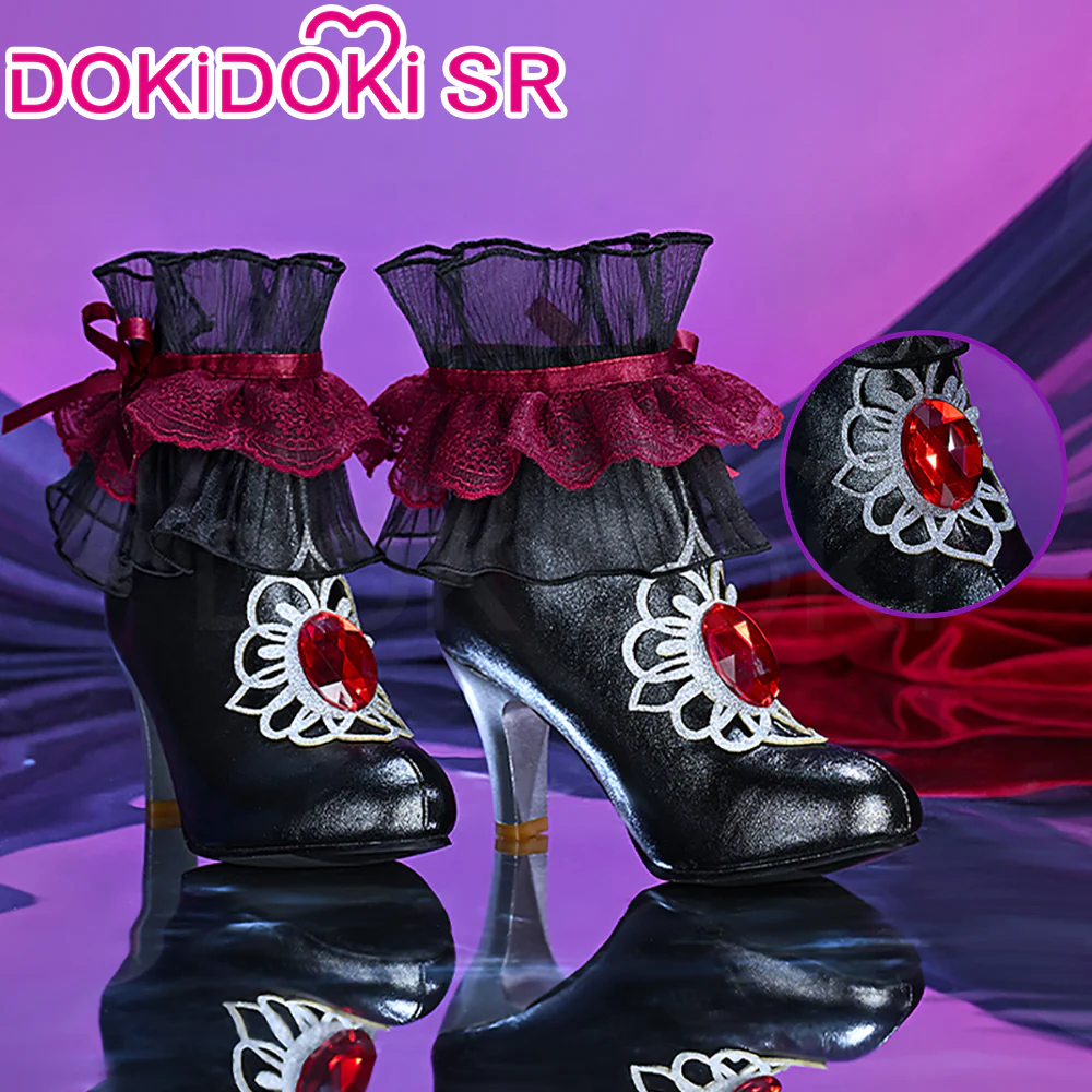 DokiDoki-SR Game Identity V Cosplay Little Girl Shoes idv Miss Pomegranate Plate