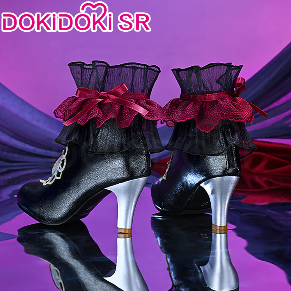 DokiDoki-SR Game Identity V Cosplay Little Girl Shoes idv Miss Pomegranate Plate - Image 2