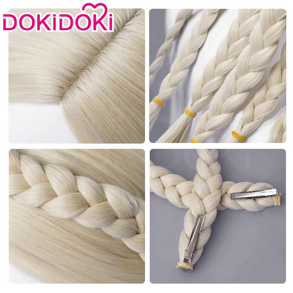 DokiDoki-SR Game Identity V Cosplay Perfumer Vera Nair Costume / Wig Judith the Dove - Image 10