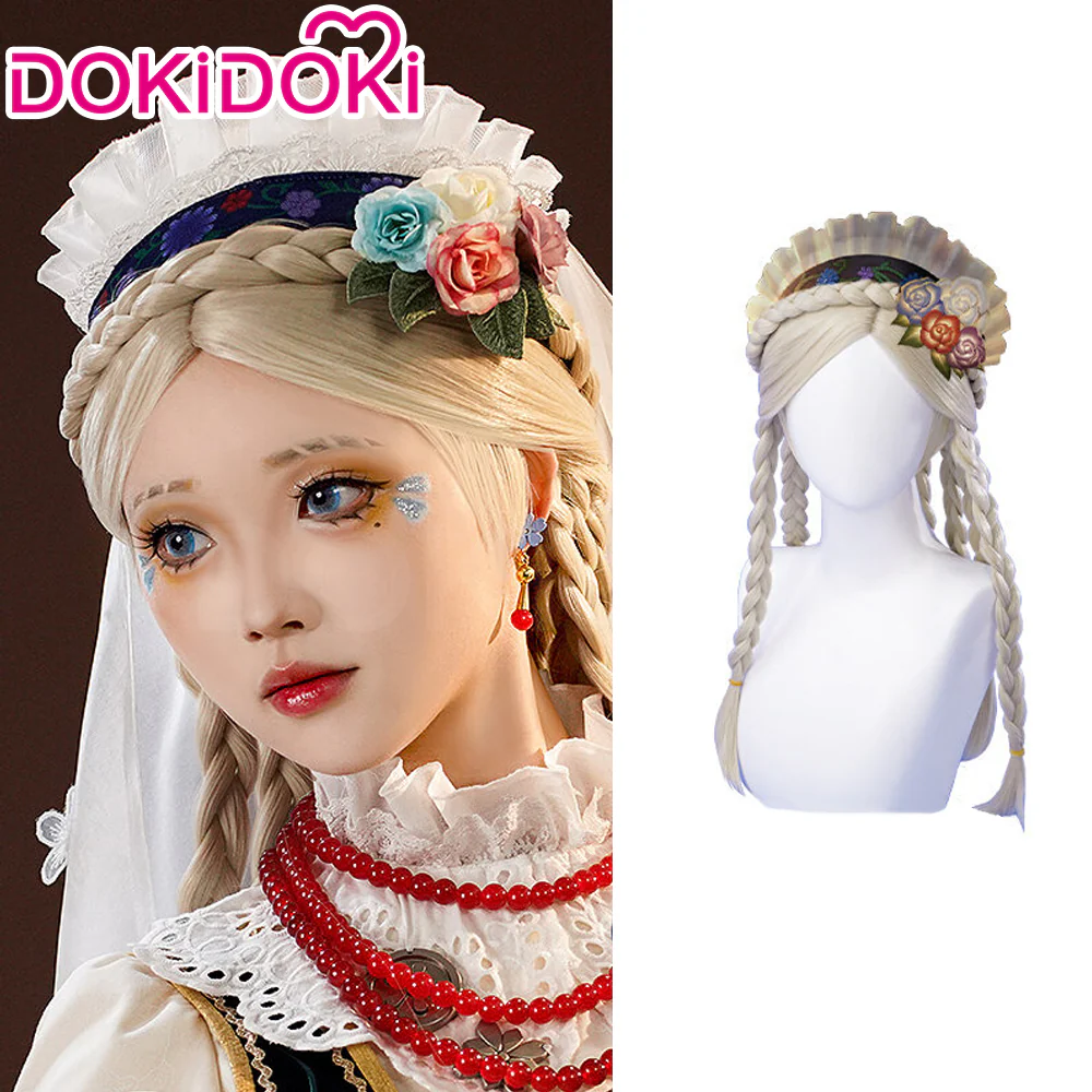 DokiDoki-SR Game Identity V Cosplay Perfumer Vera Nair Costume / Wig Judith the Dove - Image 12