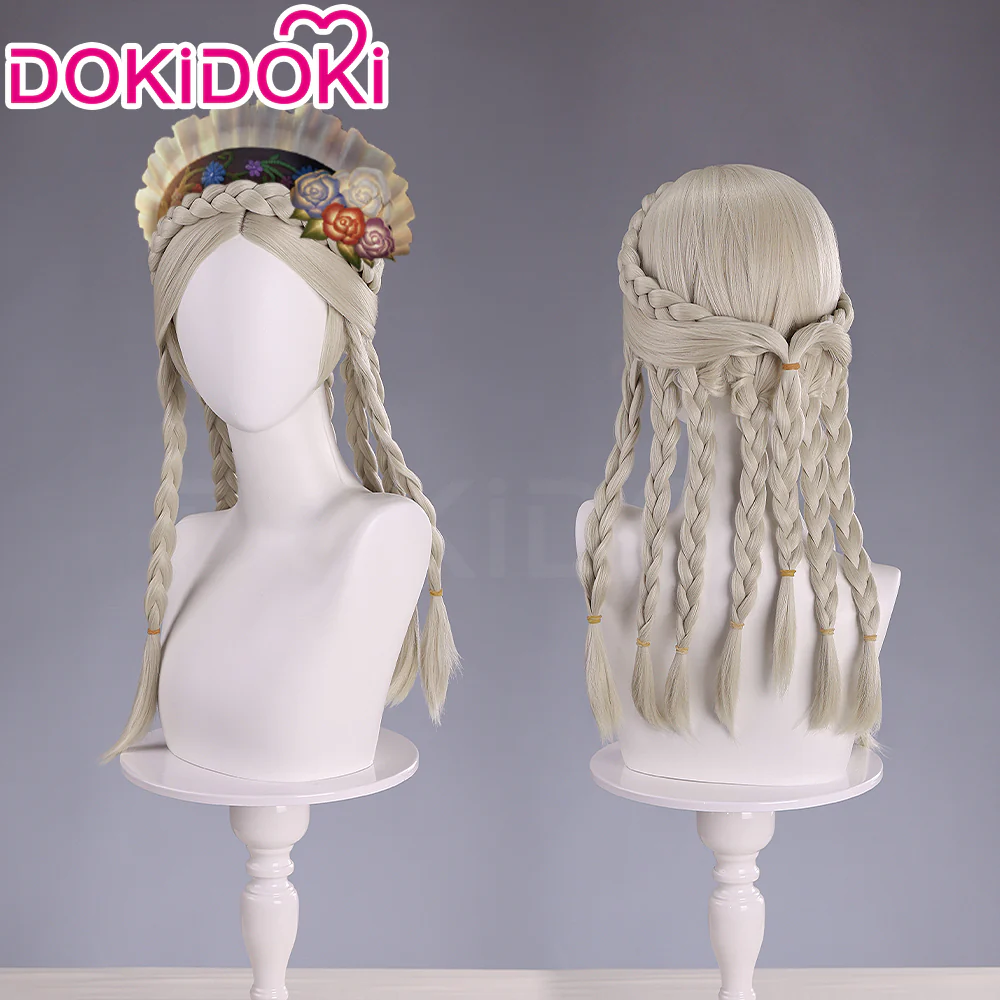 DokiDoki-SR Game Identity V Cosplay Perfumer Vera Nair Costume / Wig Judith the Dove - Image 7