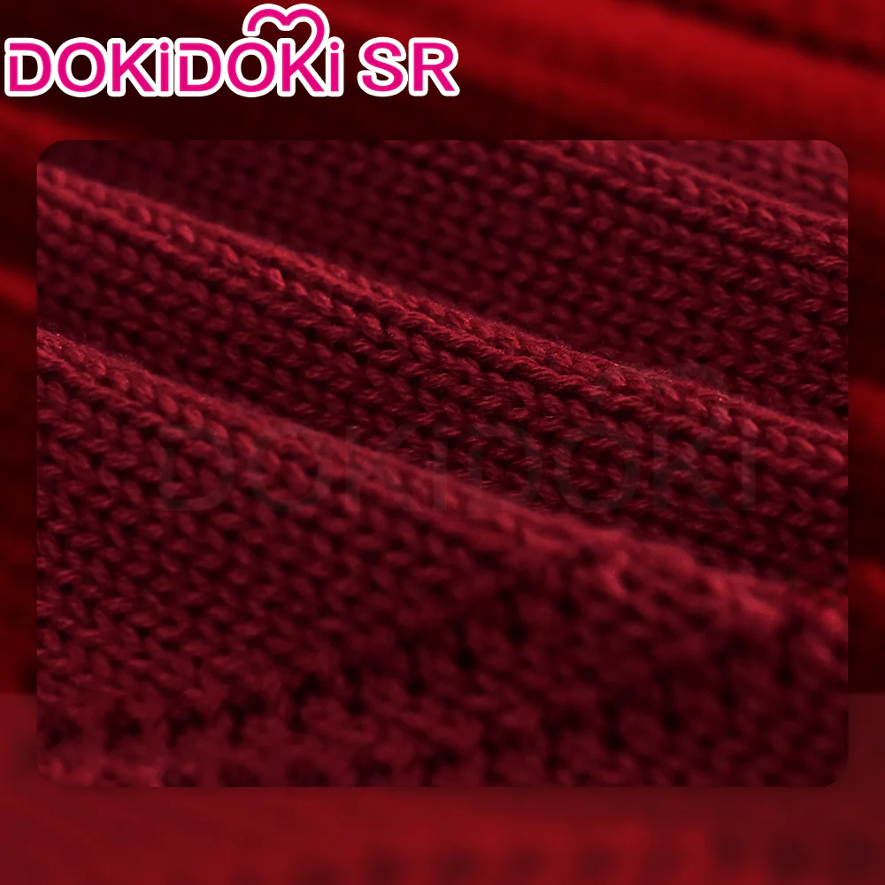 【Ready For Ship】DokiDoki-SR Game Love and Deepspace Cosplay Rafayel Costume Red Maple Leaves Red Sweater - Image 3