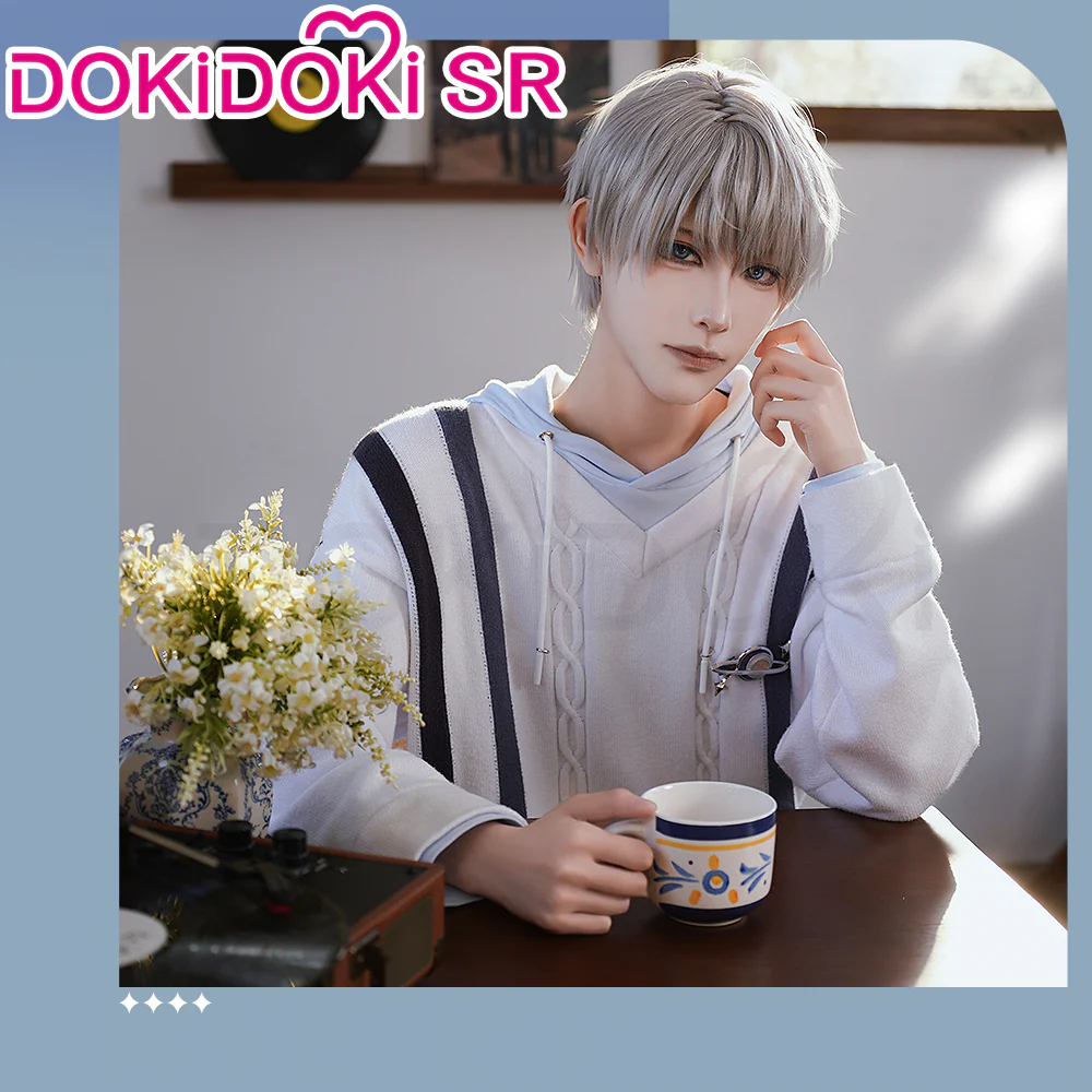 【Partially Ready For Ship】DokiDoki-SR Game Love and Deepspace Cosplay Xavier White Sweater Casual Wear - Image 3