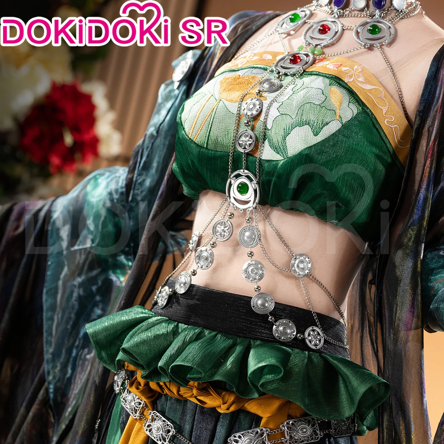 DokiDoki-SR Game Where Winds Meet Cosplay Floral Reverie Sect Uniform Costume Zui Hua Yin Zuihuayin - Image 4