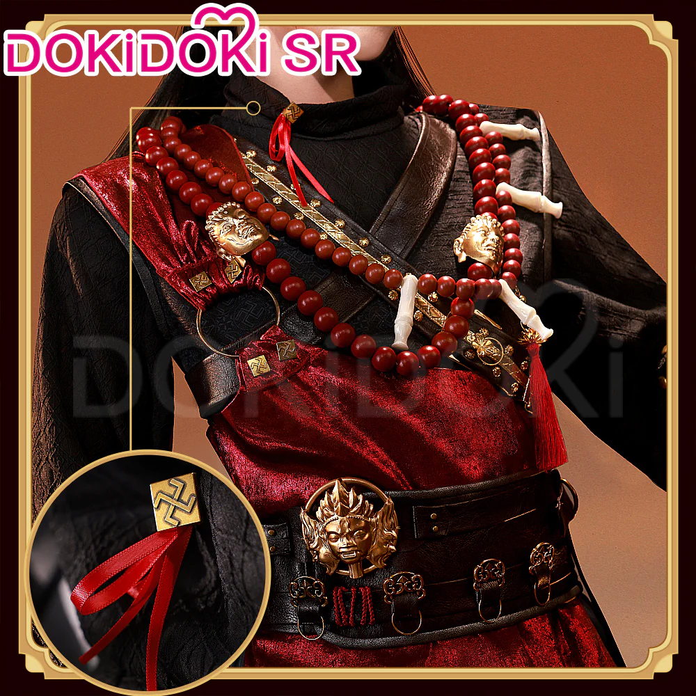 DokiDoki-SR Game Where Winds Meet Cosplay Midnight Blades Male Uniform Costume SanGengTian HuoZhaiSanGeng - Image 4