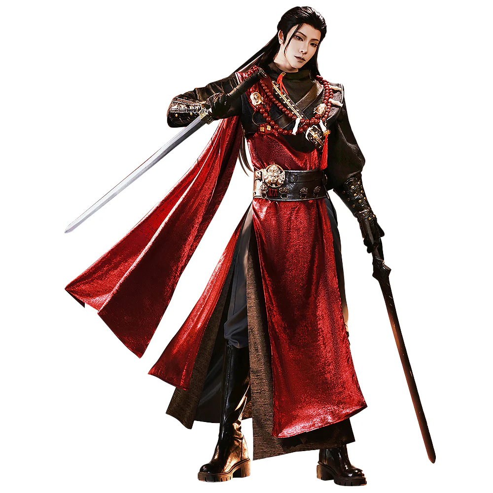 DokiDoki-SR Game Where Winds Meet Cosplay Midnight Blades Male Uniform Costume SanGengTian HuoZhaiSanGeng - Image 7