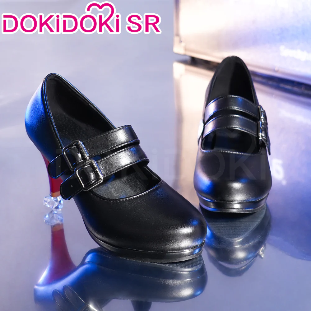 【Costume Ready For Ship】DokiDoki-SR Game Zenless Zone Zero Cosplay Ellen Joe Costume / Shoes Victoria Housekeeping Co. Shark Girl Maid - Image 8